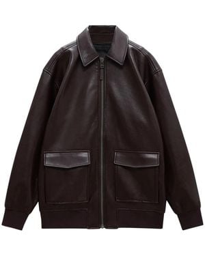 Anine Bing Bomber Jackets - Black