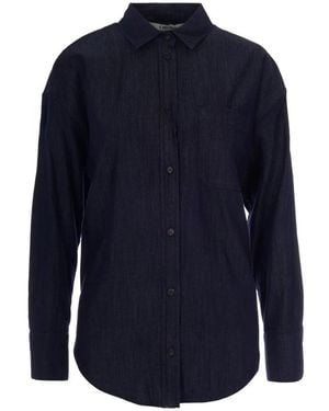 Max Mara Denim Hemden - Blauw