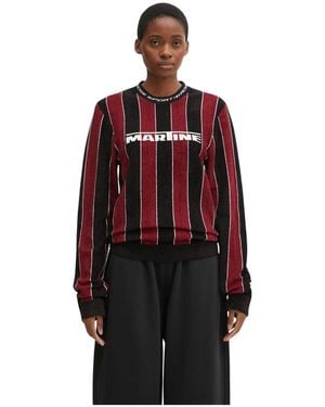 Martine Rose Sporty Logo Crew - Rood