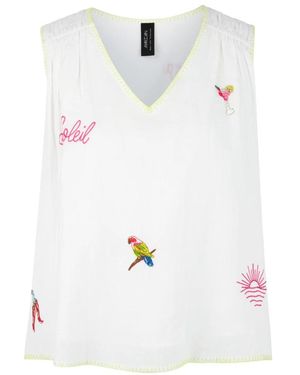 Marc Cain Sleeveless Tops - White