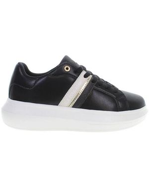 U.S. POLO ASSN. Schwarzer Damensneaker Sportlicher Stil
