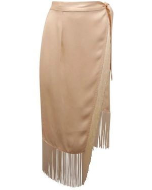 EMMA & GAIA Midi Skirts - Natural