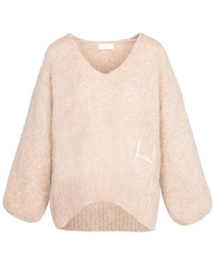 Hèst V-Neck Knitwear - Neutre