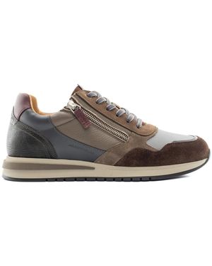 Ambitious Temple Zip-Sneaker - Grau
