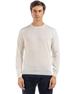 FILIPPO DE LAURENTIIS Round-Neck Knitwear - White