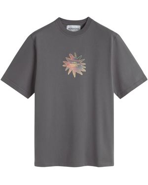 LES HÉRITIERS Tops ,Grijs ,Katoen Sunset Tee