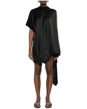 Coperni Zero Waste Draped Dress - Schwarz