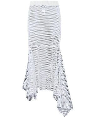MSGM Maxi Skirts - Blanc