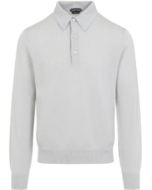 Tom Ford Kaschmir-Seide-Polo - Weiß