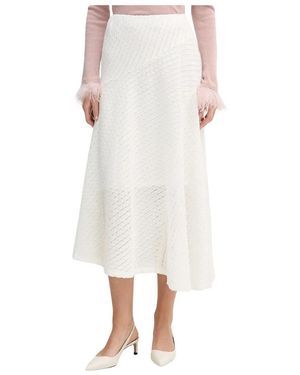 DKNY Midi Skirts - Bianco