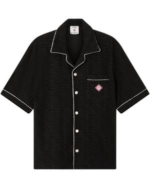 CASABLANCA Short Sleeve Shirts - Negro