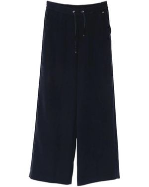 Herno Wide Trousers - Blu
