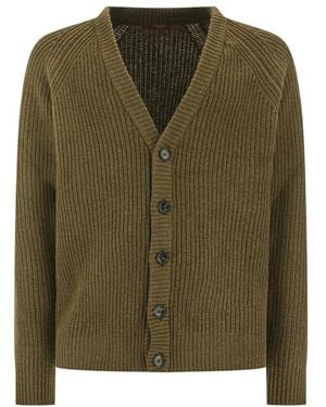 Cruna Strickjacke Aus Wolle - Grün
