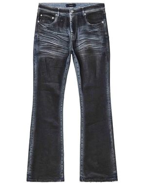 Purple Brand Jeans ,Zwart ,Katoen P004 Dirty Coated Label - Grijs