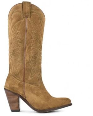 Sendra Cowboy & Biker Boots - Brown