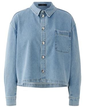 Ouí Denim Bluse - Blau
