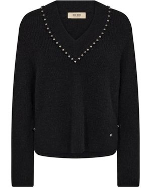 Mos Mosh V-Neck Knitwear - Negro