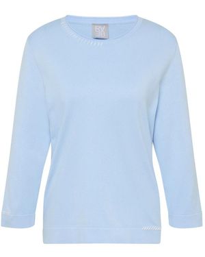 Rabe Round-Neck Knitwear - Blue