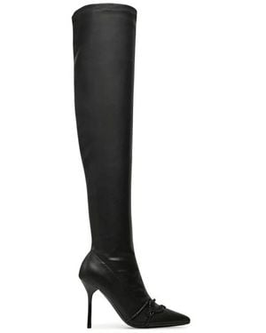 KARL LAGERFELD Over-Knee Boots - Black