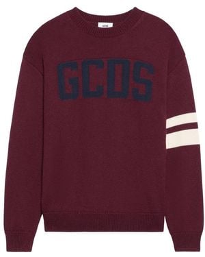 Gcds Pullover Mit Streifen-Detail - Lila