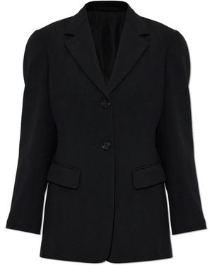 Jil Sander Wol Blazer Met Notch Lapels - Zwart