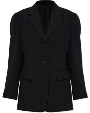 Jil Sander Wollblazer Mit Steigendem Revers - Schwarz