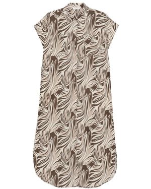 Panicale Shirt Dresses - Natural