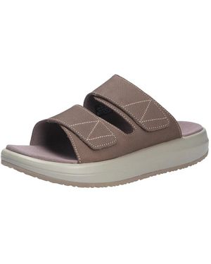 Joya Bequeme Braune Pantolette Max Iii