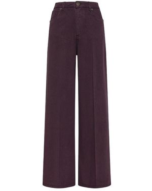 Cruna Wide Trousers - Paars
