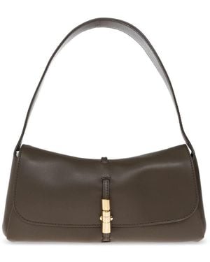 Balmain Metropolis Schultertasche - Braun