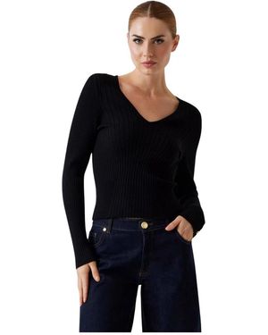 Marciano V-Neck Knitwear - Black