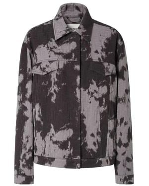 Brioni Animalier Ff Denim Jacket - Schwarz