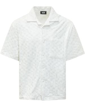 Gcds Short Sleeve Shirts - White