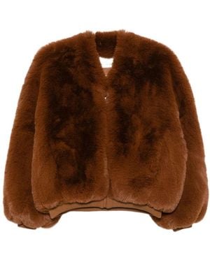 Frankie Shop Faux Fur & Shearling Jackets - Marrón