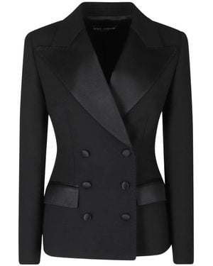 Dolce & Gabbana F27Jkt Humus Jas - Zwart