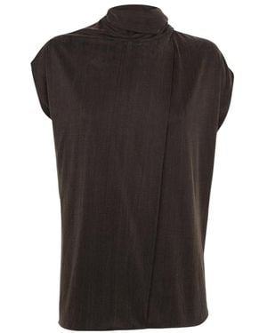 Cortana Sleeveless Tops - Black