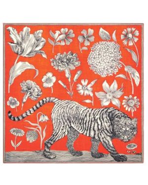 Inoui Edition Accessoires ,Veelkleurig ,Sjaals - Rood