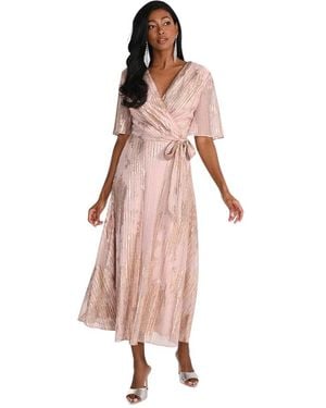 FRANK LYMAN Knit Dress - Pink