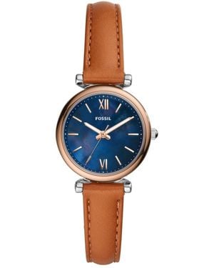 Fossil Accessoires ,Grijs ,Watches - Blauw