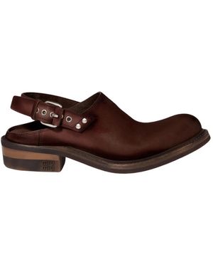 Miu Miu Clogs - Brown