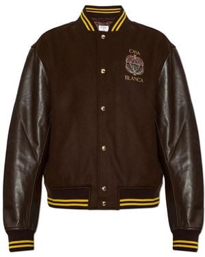 CASABLANCA Bomber Jackets - Marrone