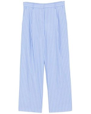 KARL LAGERFELD Wide Trousers - Blue