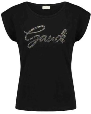 GAUDI T-Shirt Met Handtekening Zwarte Vrouw