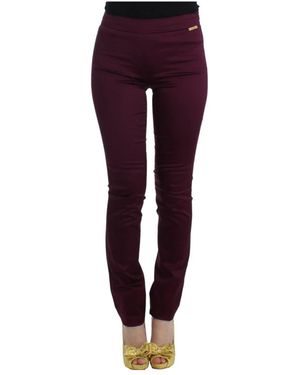 John Galliano Slim-fit pantaloni - Viola