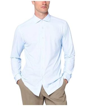 Xacus Elegante Stretch Overhemden - Blauw