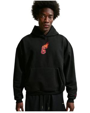 Nike Fitness ,Zwart ,Katoen Le Bron Good Intentions Therma-Fit Basketball Hoodie