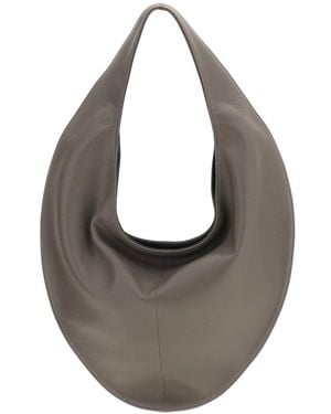 Maeden Tassen ,Grijs ,Leer Market Tote