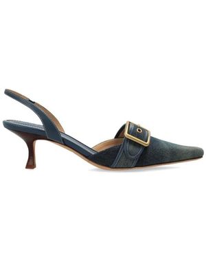 COACH Schoenen ,Blauw ,Denim Margot Loved Denim Slingback
