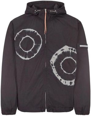 Aries Tie-dye windbreaker jacke - Grau