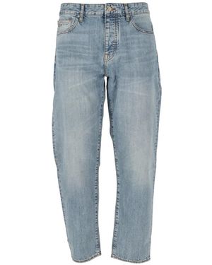 ARMANI EXCHANGE Loose Fit Jeans - Blue